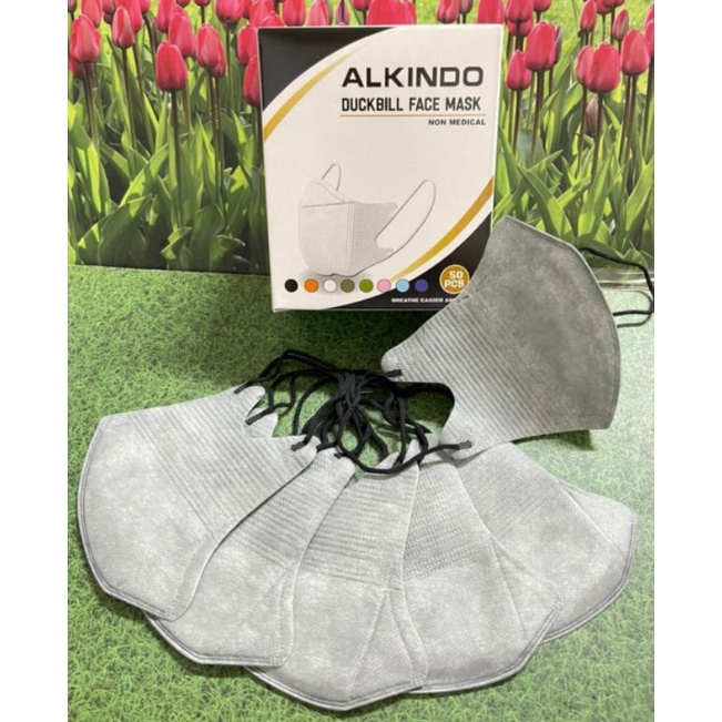 Masker Alkindo We Mask Face Mask multicare mirip utama duckbill grey careion mouson Abu murah ada ga