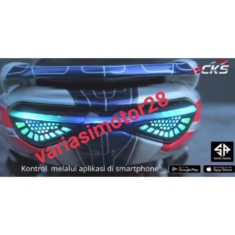 LAMPU STOP NMAX NEW 2020 2021 CKS MODEL TERBARU KONEKSI SMARTPHONE HP / SEIN NMAX NEW CKS