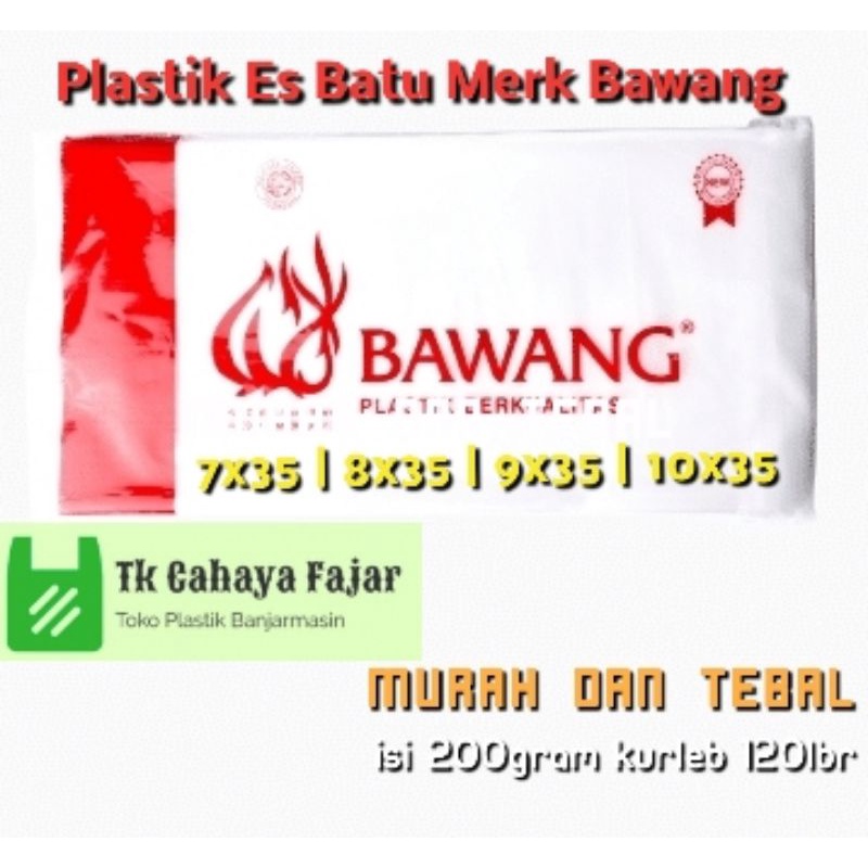 Plastik Es Batu Bawang PE Banjarmasin Murah