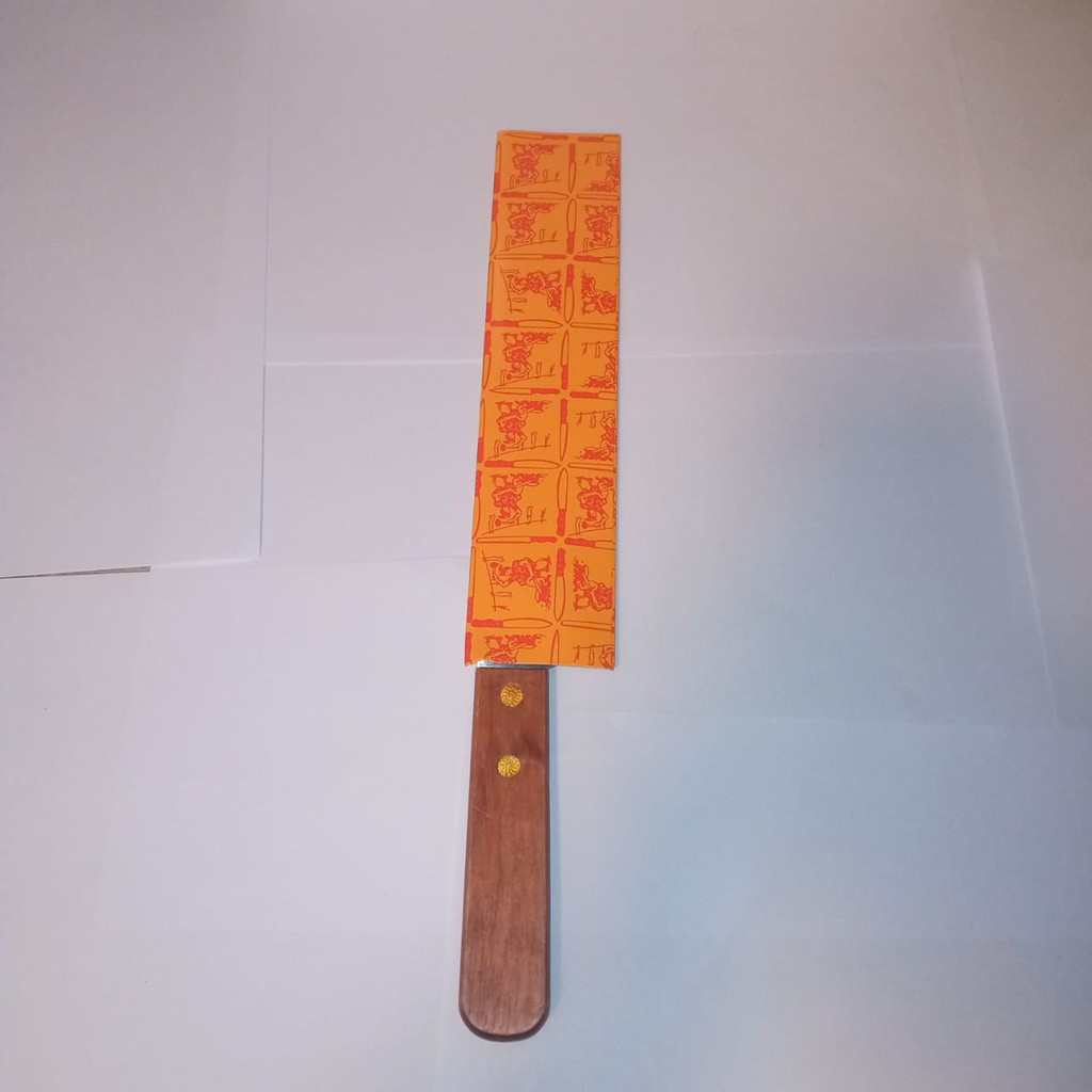 Pisau Dapur / Pisau Iris Tempe / Pisau Iris Sayur / Kitchen Knife Stainless Golden Fish / Pisau Gold