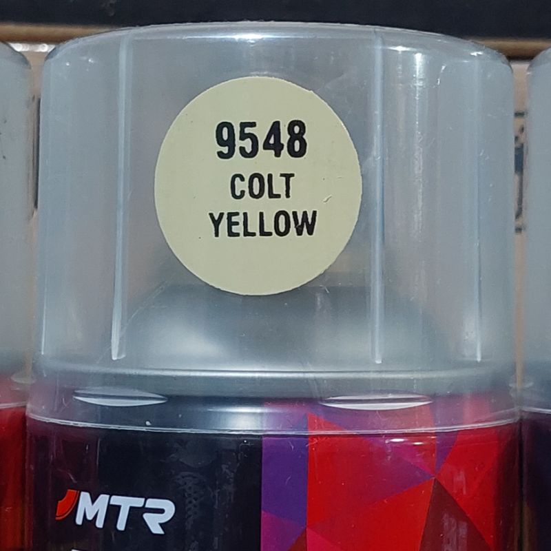 Pilok Pilox Cat Semprot MTR ARTONE Colt Yellow 9548 Pastel Kuning 300cc Ukuran Besar Tahan Bensin Semprotan Bisa diputar Miring dan Lurus ( Horizontal dan Vertical)