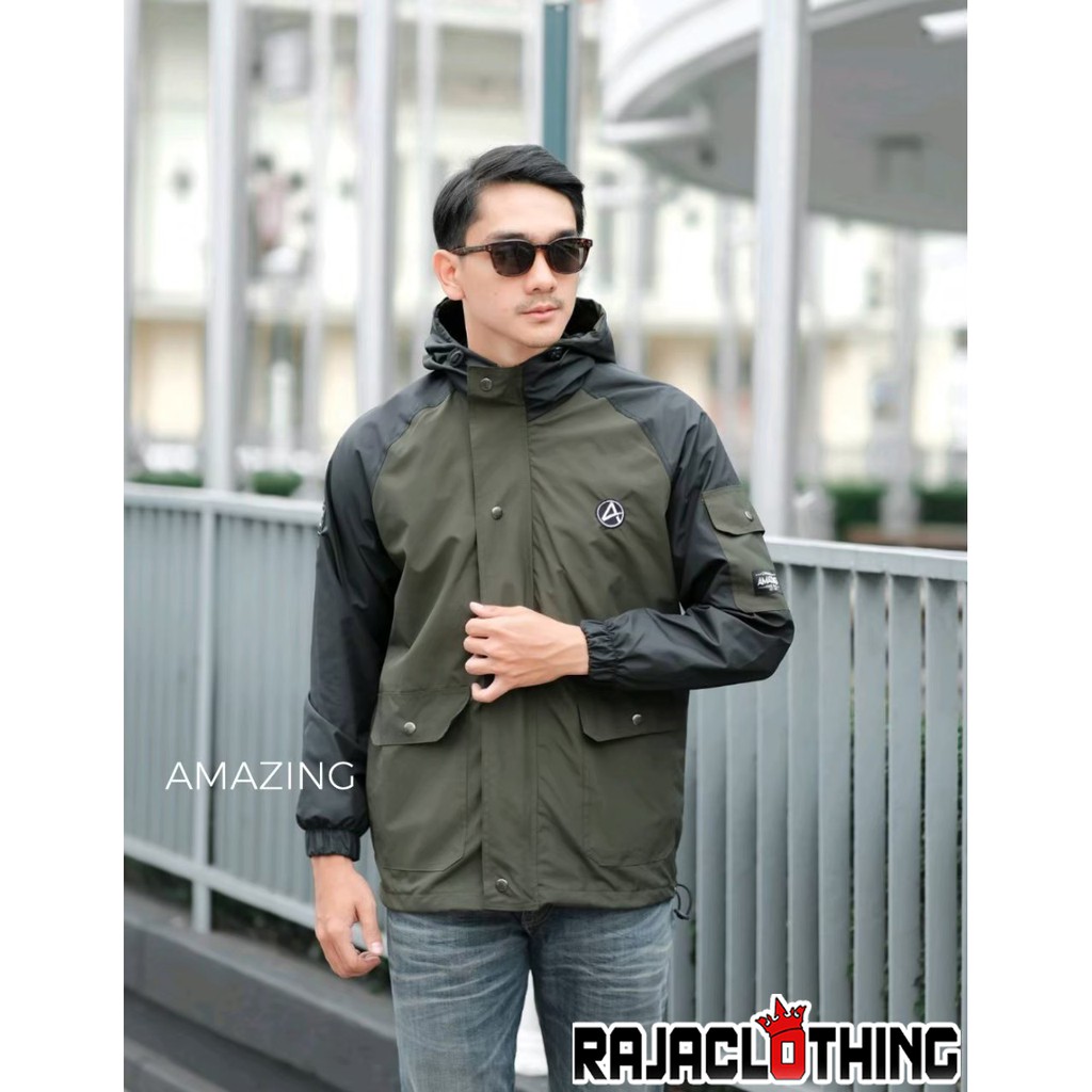 RCL - JAKET PARKA RAGLAN AMAZING PRIA - JAKET COWOK KEREN L.XL