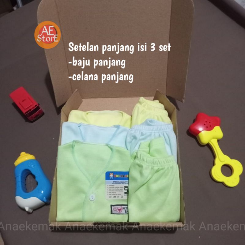 satuan / Setelan baju bayi baru lahir SNI bahan katun halus lembut new born Baju bayi newborn celana singlet 100% katun atasan lengan pendek panjang anak 0 - 6 bulan kado lahiran bayi kaos kotang dalam oblong stel polos warna laki - laki perempuan murah