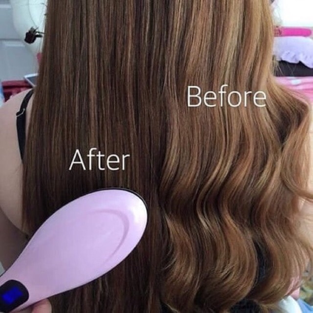 Catok Sisir Listrik Pelurus Rambut Elektrik dengan LCD Fast Hair Straightener catokan Lurus Original