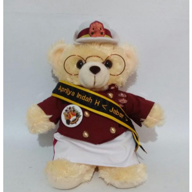souvenir wisuda boneka akpol polisi