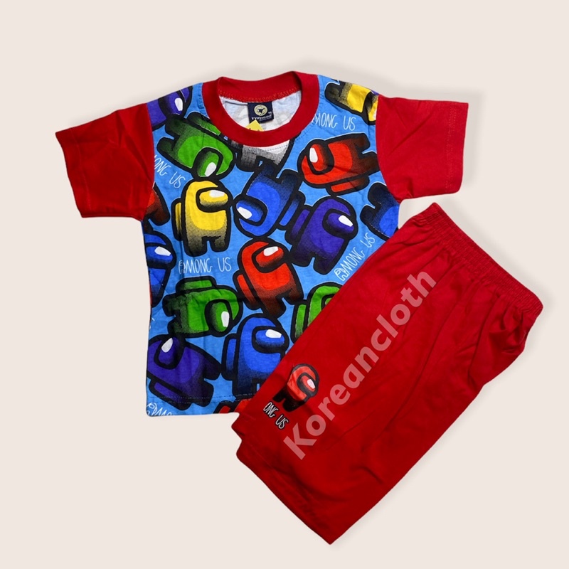 KAOS STELAN ANAK MOTIF AMONG US 002