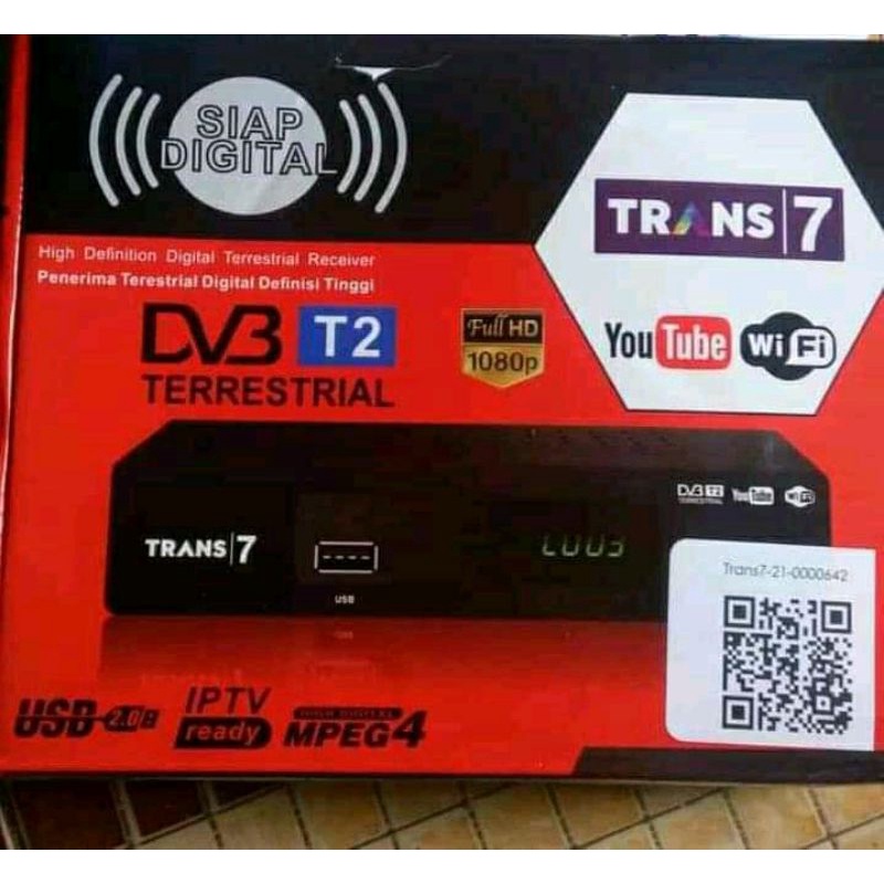 STB dvb t2 TRANS7 Limited edition