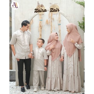 A2KIDS ZAIR ZAIRA / GAMIS KOKO COUPLE / SARIMBIT KELUARGA / BAJU MUSLIM COUPLE / SET KELUARGA / SARI