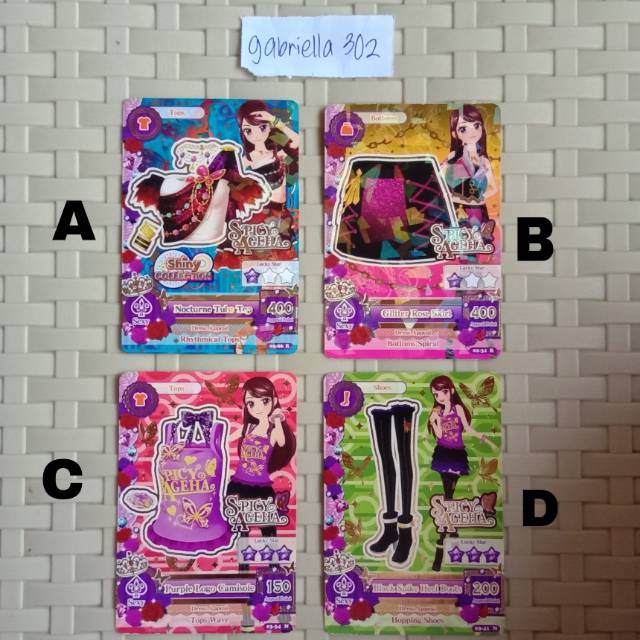 KARTU AIKATSU ASLI • Ran Shibuki BRAND cards