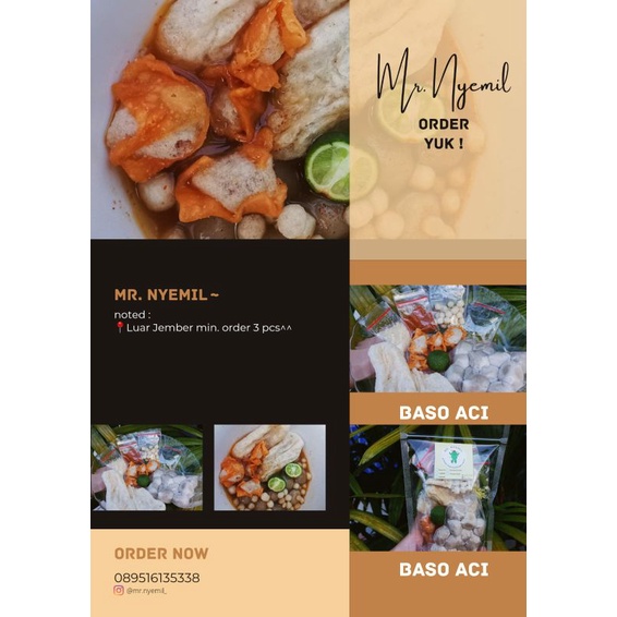 

Baso Aci Instant Mr Nyemil | Baso Aci isi 12 Homemade