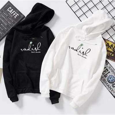 SIze Fit XL SW046 - Sweater Hoodie Wanita Radish-5