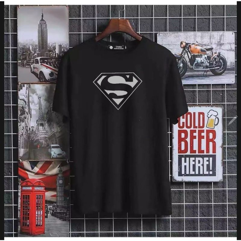 Kaos Pria Dewasa Cotton Combed Baju Kaos Oblong Pria Lengan Pendek