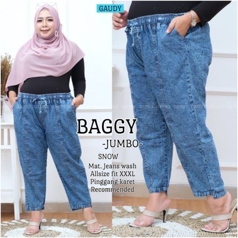 SUPER BIG SIZE~ BAGGY JEANS SUPER JUMBO