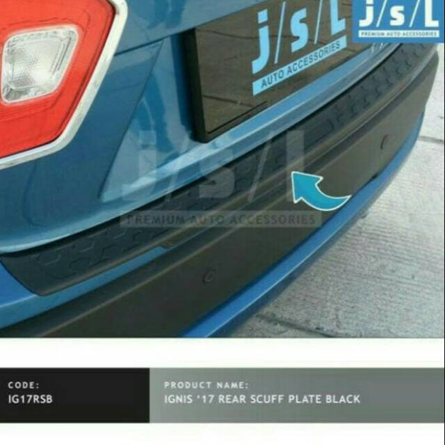 Sillplate belakang Ignis