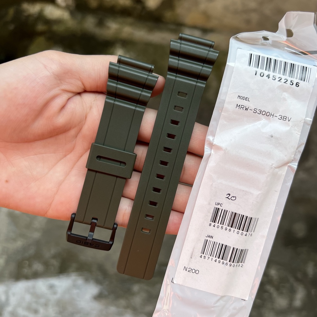 Tali jam tangan casio MRW-S300H 3BV original strap band MRW S300H