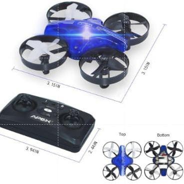 DRONE APEX Mini Racing Drone, Quadcopter Drone Mini - GD-65A murah - Hitam NEW READY