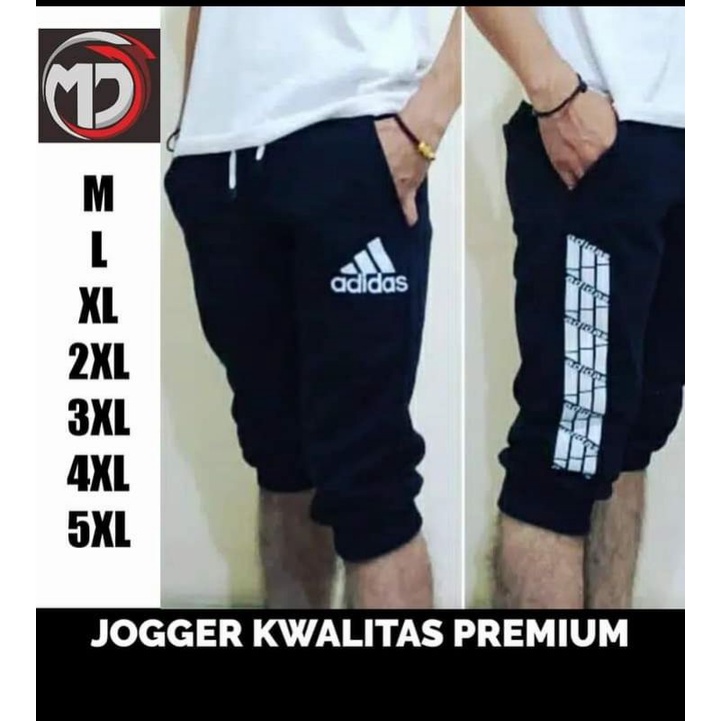Terlaris Celana Jogger Pendek/Jogger Training 3/4  Adidas Biz Size S M L XL XXL XXXL XXXXL XXXXXL