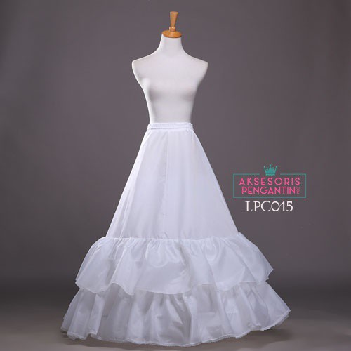 [STOCK TERBATAS] PETTICOAT PETIKUT HIGH QUALITY ROK NGEMBANG PENGEMBANG GAUN LPC015