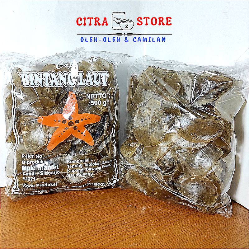 

Kerupuk Kupang "BINTANG LAUT" 500 gr