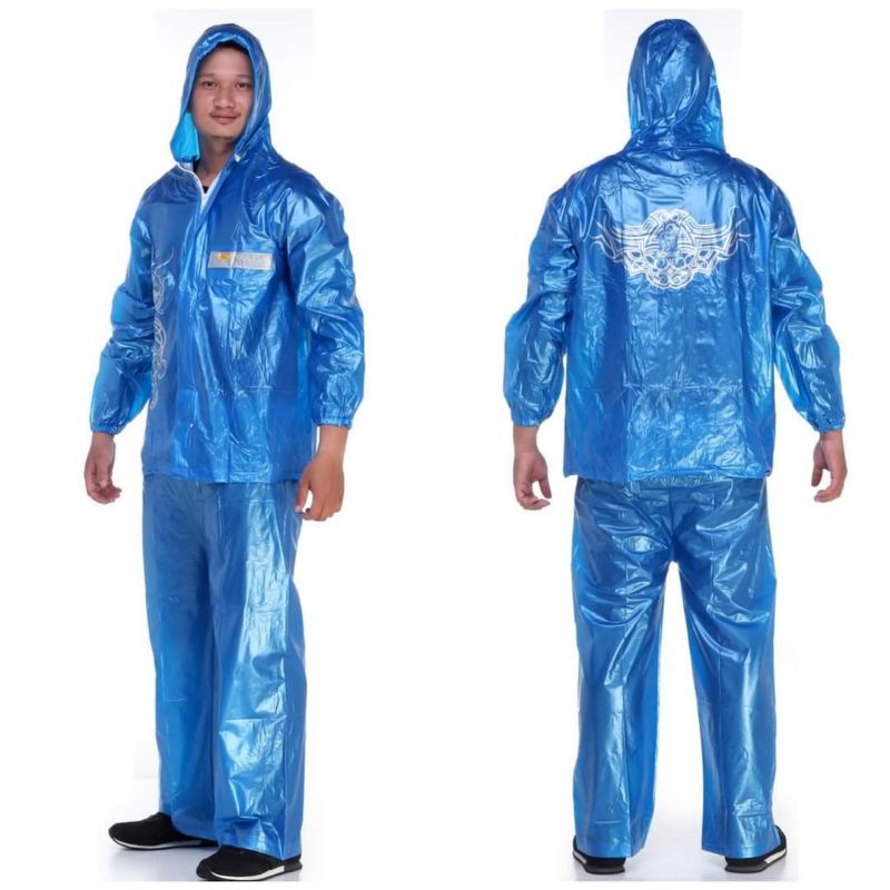 Jas hujan ibex tribal setelan