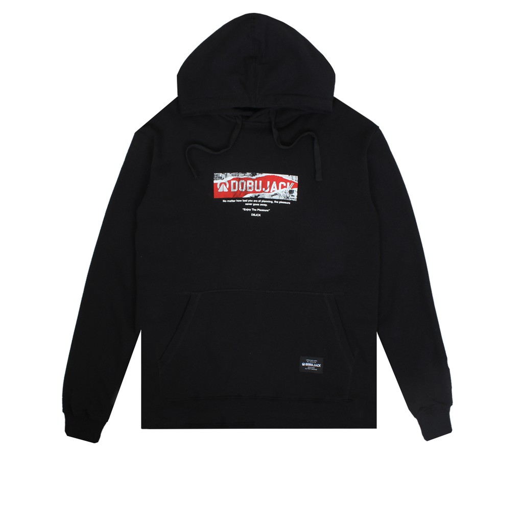 

Dobujack Ripped Black Hoodie