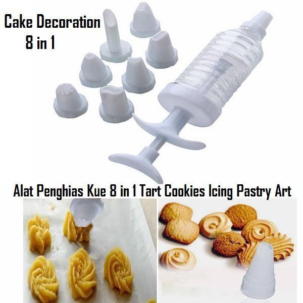 Pen Penghias Kue Tart Cookies Art Cake Decoration / deco 8 in 1