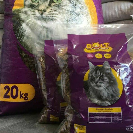 Makanan Kucing Bolt 10Kg KHUSUS EKSPEDISI