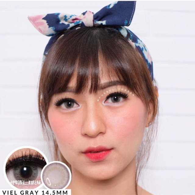 Viel gray brown softlens korea premium