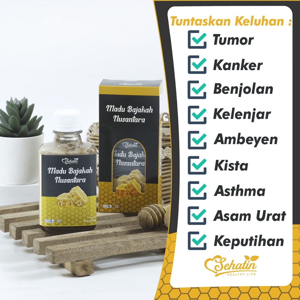 MADU BAJAKAH ASLI KALIMANTAN - Madu Bajakah 100% Original 330 ML - Madu Akar Bajakah Nusantara Atasi Benjolan Tumor Kanker Kelenjar Kista Ambeien Stroke penyakit Kronis lainnya