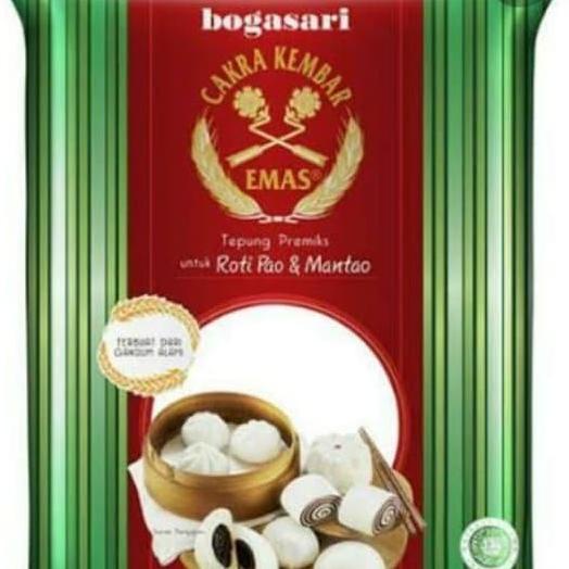 

Tepung Terigu Cakra Kembar Emas untuk roti dan pao