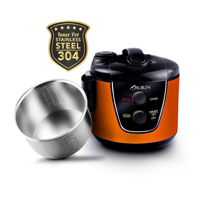 KIRIN Stainless Steel Rice Cooker 389