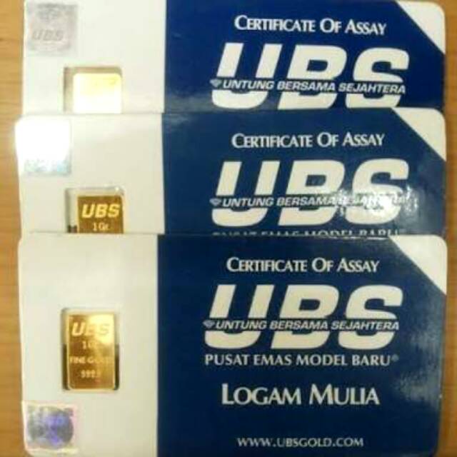 Emas UBS 1 gram