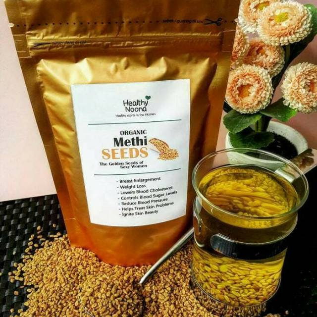 Methi seeds / biji methi / herbal /pelangsing untuk ibu menyusui
