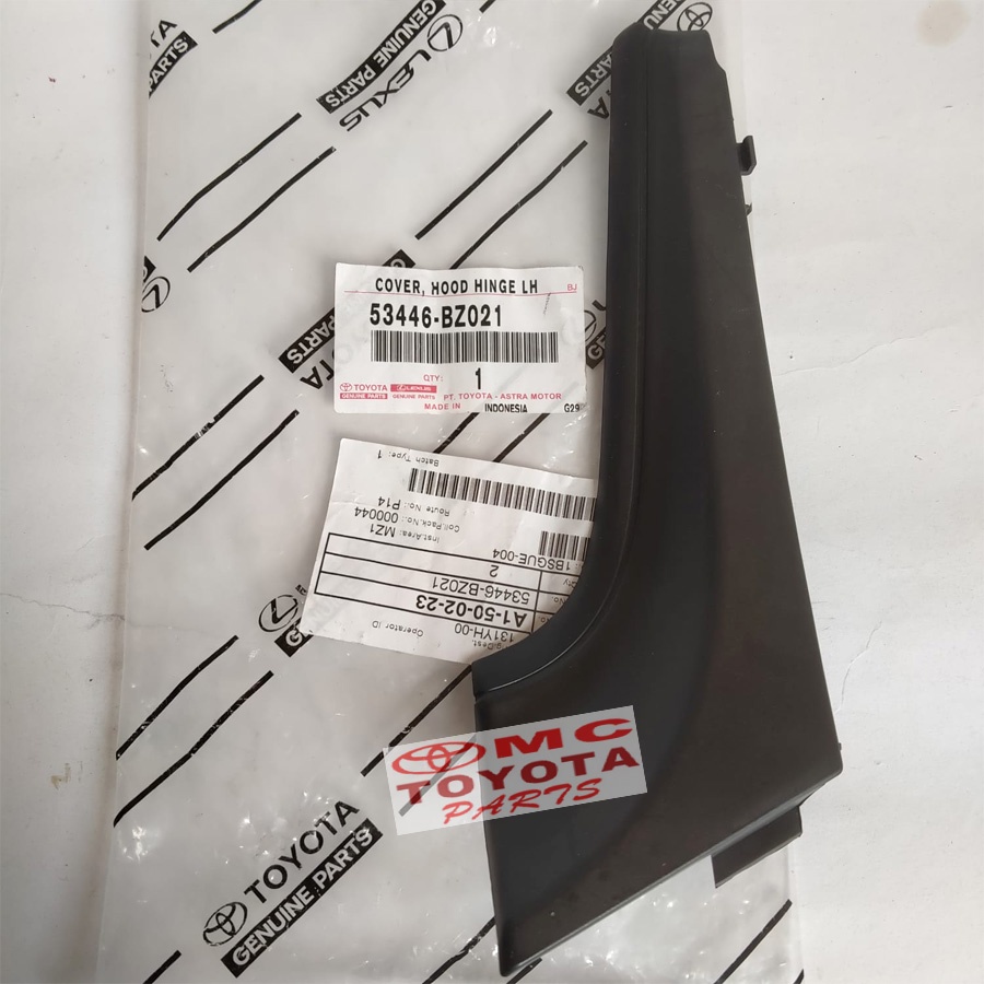 Cover Hood Hinge / karet samping Kap Mesin Kiri ALL New Avanza Xenia 53446-BZ021