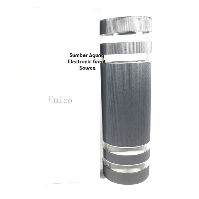 Lampu Dinding Dua Sisi Hias Taman Outdoor Tempel Emico Oval YBA1006B