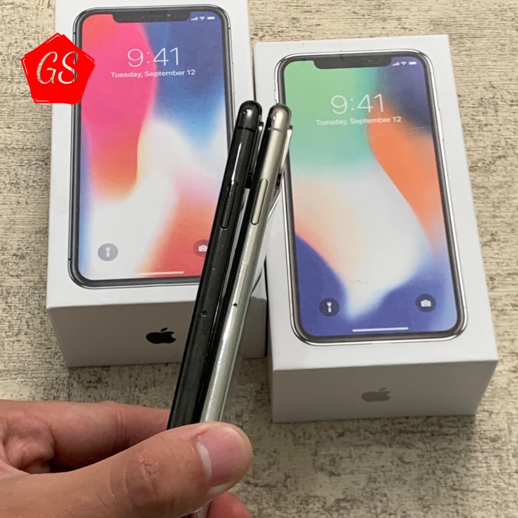 IPHONE X 256GB / 64GB SECOND ORIGINAL 100% MULUS / FULLSET