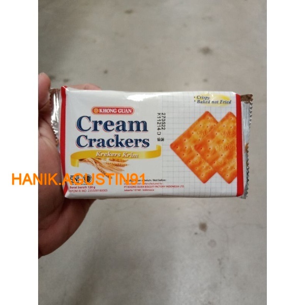 

Khong Guan Cream Crackers 120gr MB91