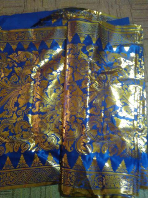 Kain Prada Emas Meteran Motif Wajik