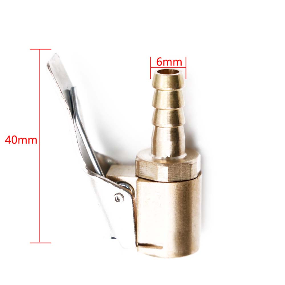 QUINTON Copper Inflatable Quick Clip Auto Parts Tire Chuck Tail Plug Car Tire Inflatable Air Pump Connector Durable Compressor Tyre Tire Accessories Nozzle Inflator Valve