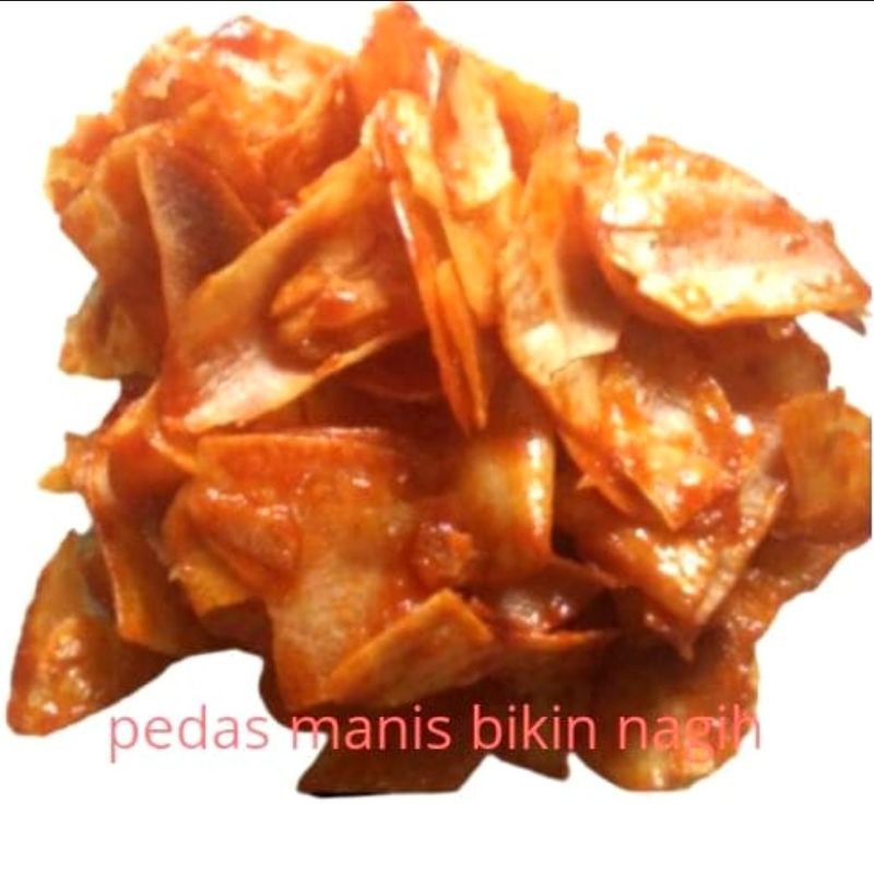 New Keripik singkong sk / Keripik singkong balado /Keripik pedas manis
