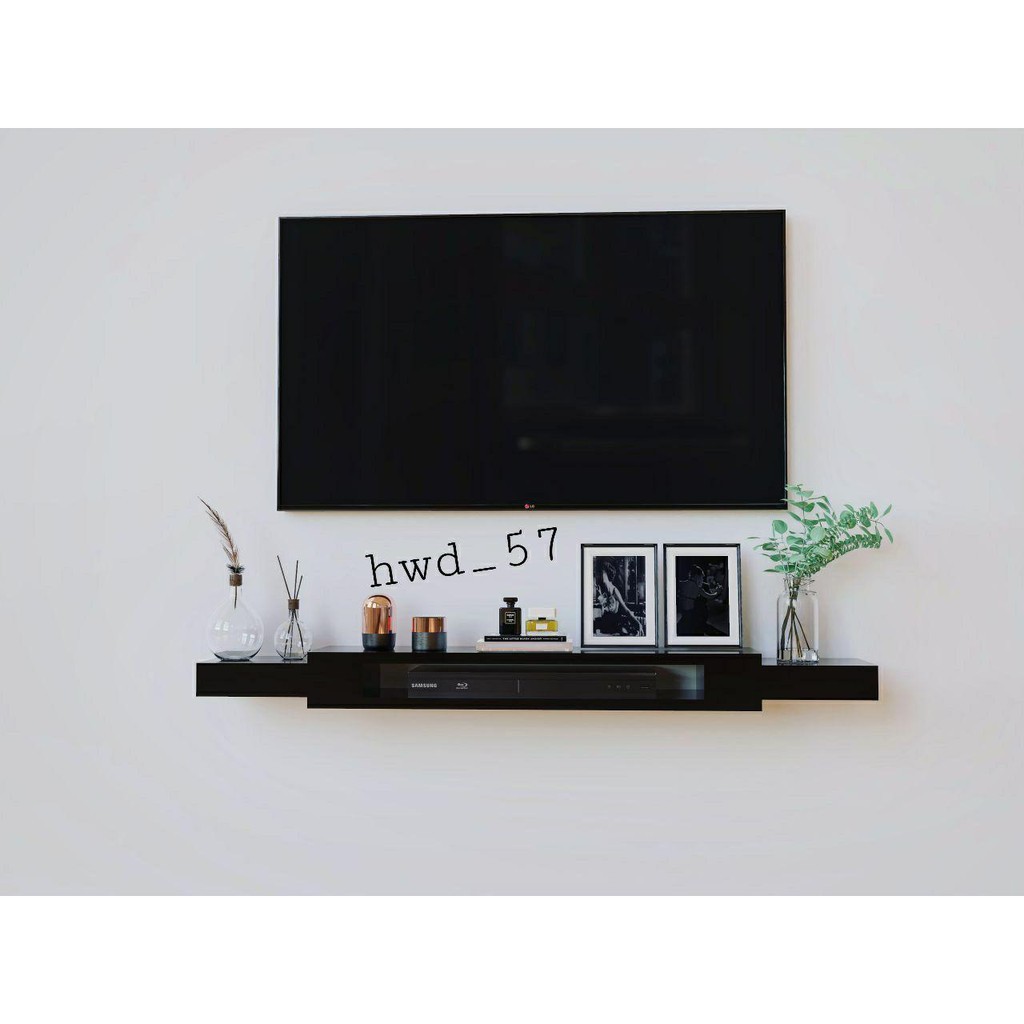 jual rak tv minimalis modern gantung murah serbaguna tempel