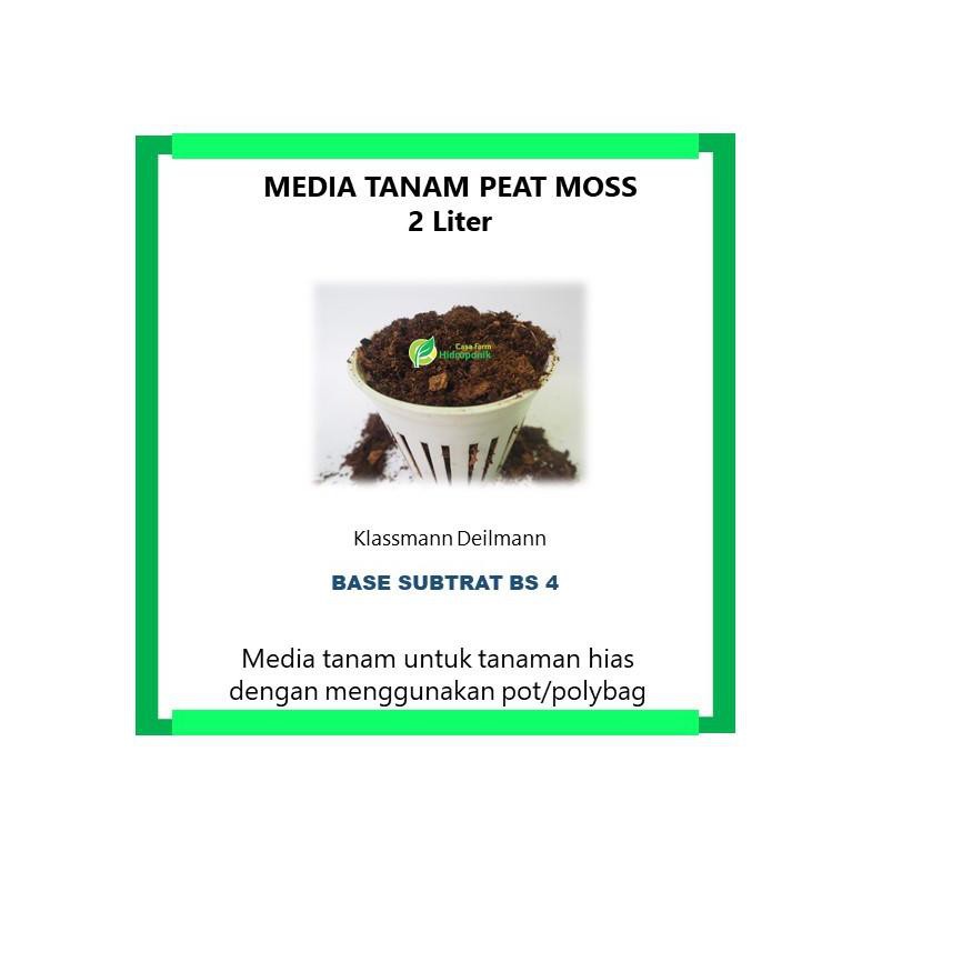 WOMAN SALE MEDIA TANAM PEATMOSS PETMOS BS 4 SPHAGNUM KLASMANN untuk Tanaman Hias isi 2 Liter
