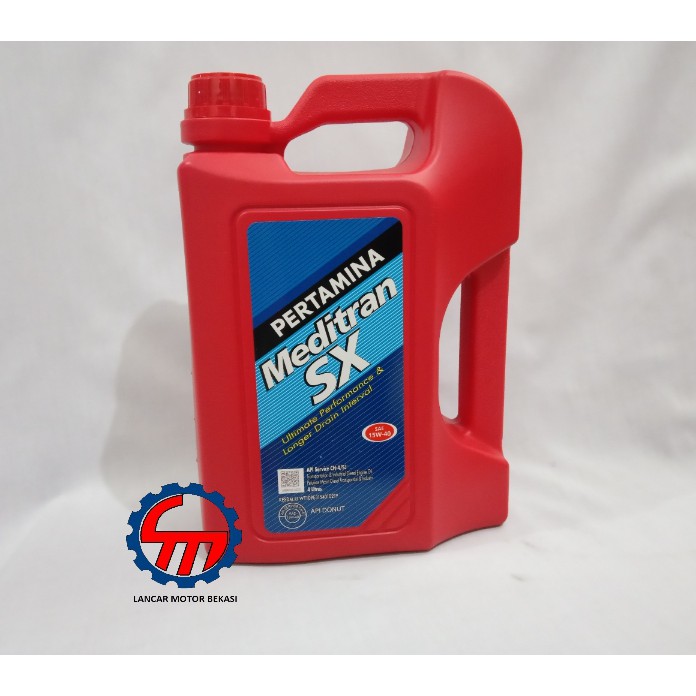 Oli Diesel Pertamina Meditran SX SAE 15W-40 4 Liter Asli Original