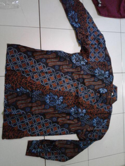 Kemeja Batik Lengan Panjang Terlaris M L Xl Xxl Hrb026 Kemeja Batik Murah Batik Maritsa