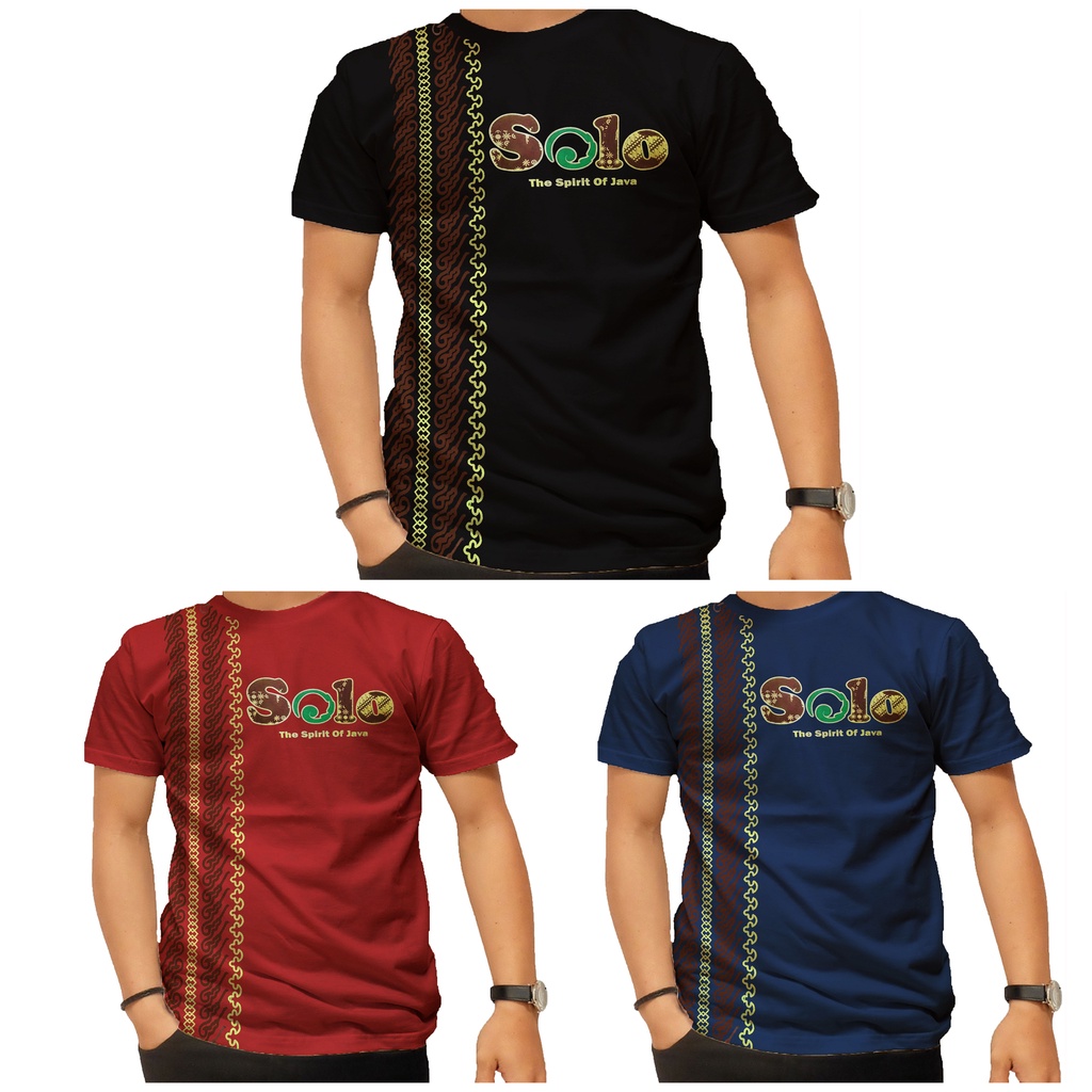 Kaos batik murah grosir solo | oblong | kaos wisata | kaos oleh2 | kaos polos | solo hijau