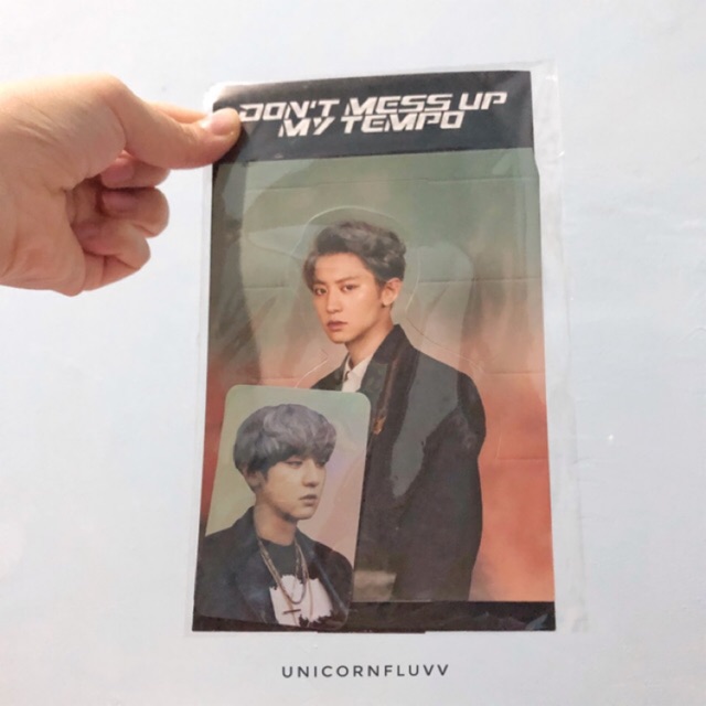 [SALE] EXO TEMPO HOLOGRAM CHANYEOL GOODS