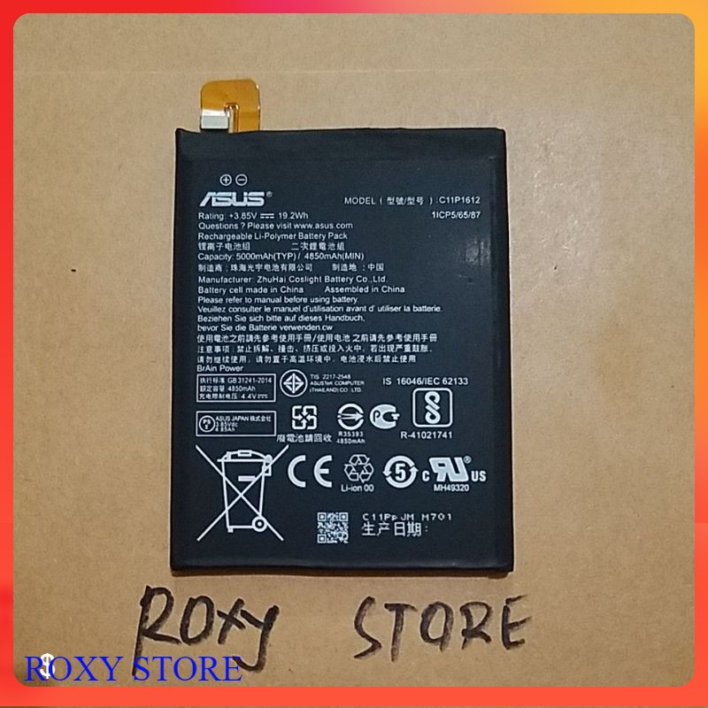 Battery Baterai Batre Asus Zenfone 4 Max Pro ZC554KL C11P1612 Original