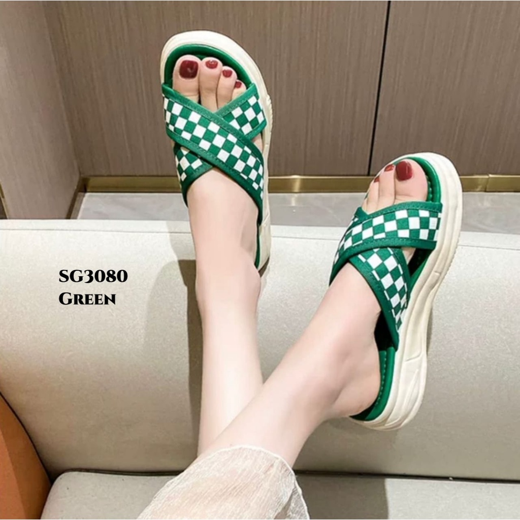 RESTOCK WYN SANDAL WEDGES FASHION KOREA NYAMAN DI PAKAI SG3080