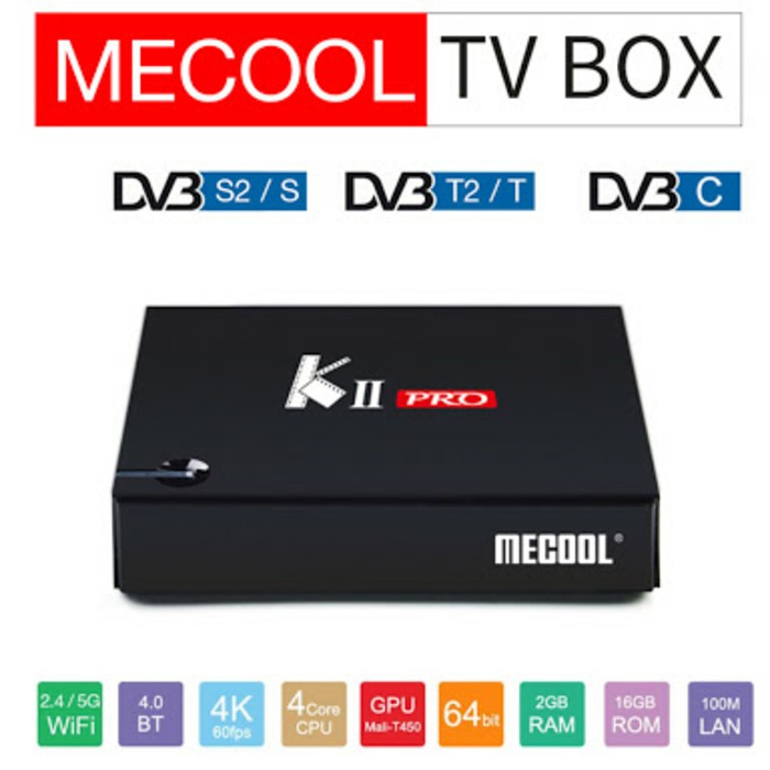 Dijual Android Tv Box KII Pro  DVB   S2   DVB   T2 4K  2GB   16GB Murah