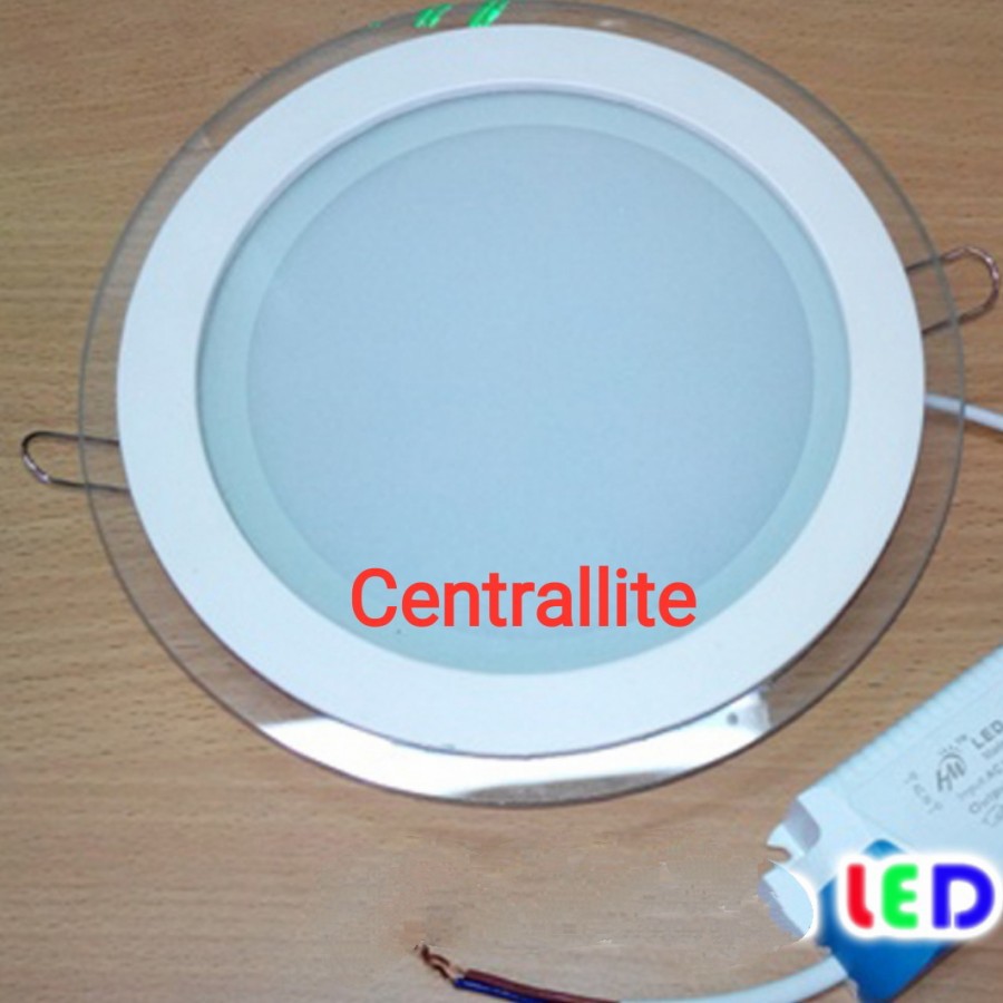 Lampu Downlight Panel 18w Kaca Lampu Plafon Led 18 watt Down Light